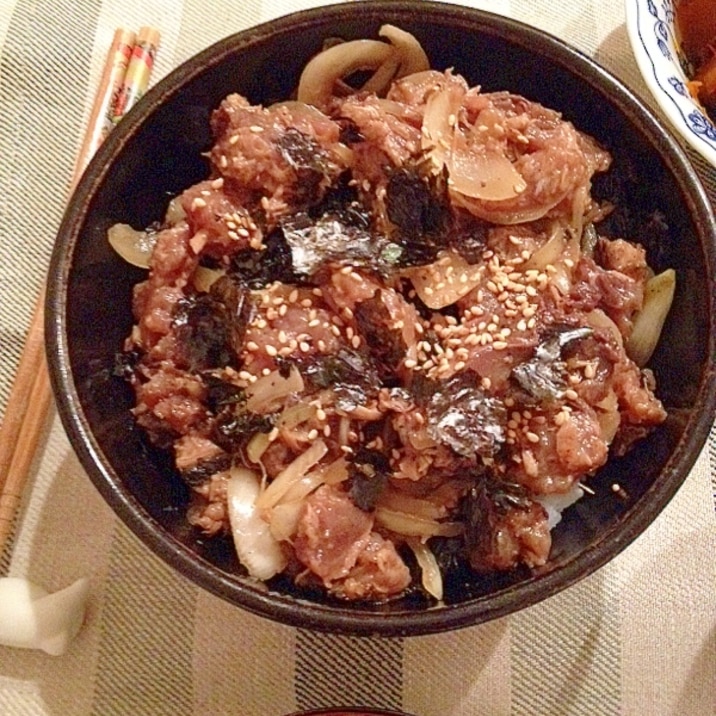 カツオのたたき丼